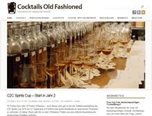 Tablet Screenshot of cocktailsoldfashioned.de